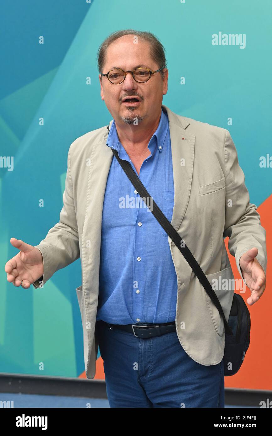 München, Deutschland. 28.. Juni 2022. Jürgen TARRACH (Schauspieler), Einzelbild, Einzelmotiv geschnitten, Halbfigur, Halbfigur. ZDF-Empfang/ Treffen in der H`ugo`s Bar anlässlich der Münchner Filmfestspiele am 28.. Juni 2022 Quelle: dpa/Alamy Live News Stockfoto